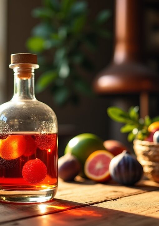De l’Étincelle à la Bouteille : Le Voyage Créatif d’un Alcool Fruité aux Saveurs Inoubliables