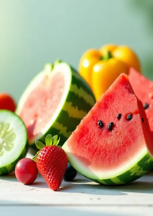 Les fruits et légumes riches en eau pour une peau hydratée, par Demain Beauty