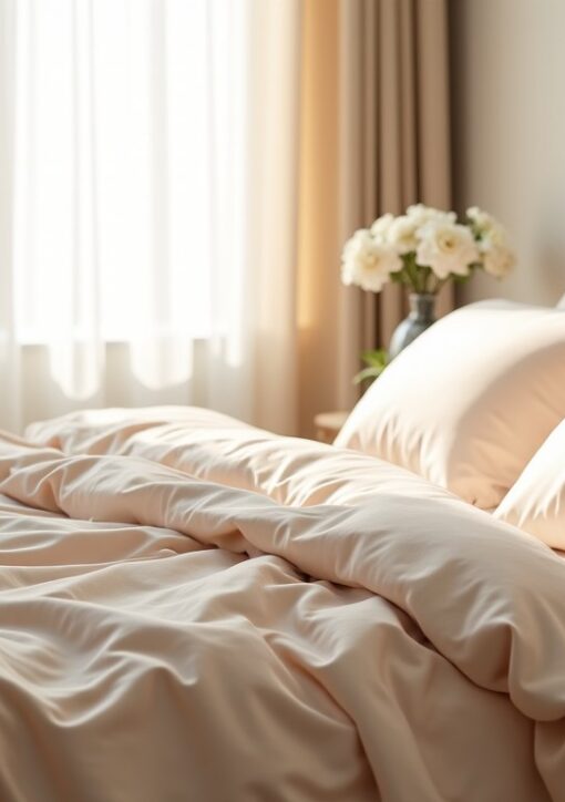 La soie au quotidien : un luxe discret pour transformer la chambre en cocon de douceur
